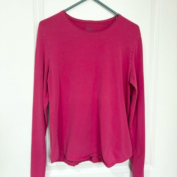 🔵 Gap long sleeve crew Pink top size Large - Picture 1 of 6